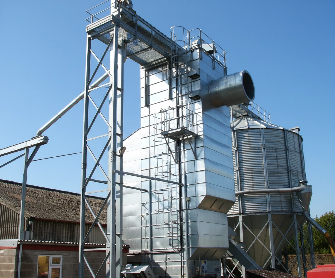 Grain drier electrical installation